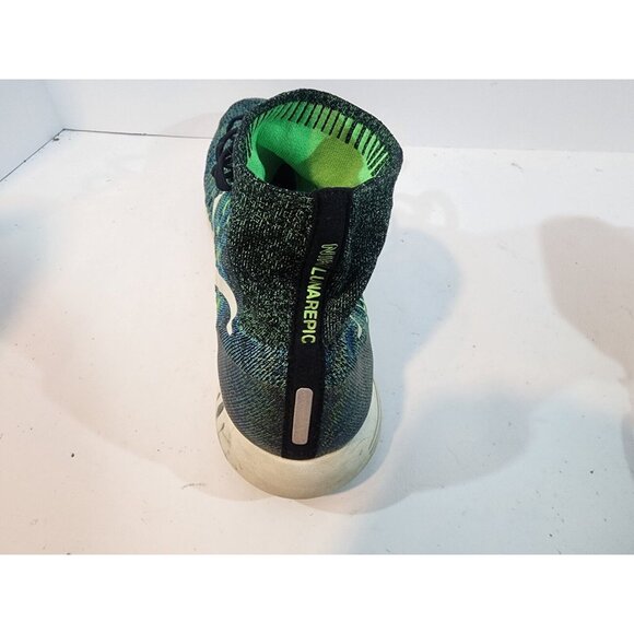 Nike LunarEpic Flyknit “Poison Green” Running Shoes Mens Size 15 818676-003 - Picture 6 of 16